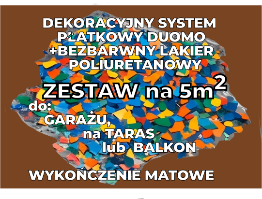  SYSTEM PLATKOWY DUOMO  + Lakier PU